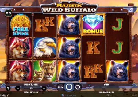 Онлайн слот Majestic Wild Buffalo